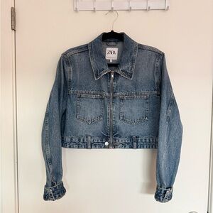 Zara Women's Classic Blue Jean Jacket